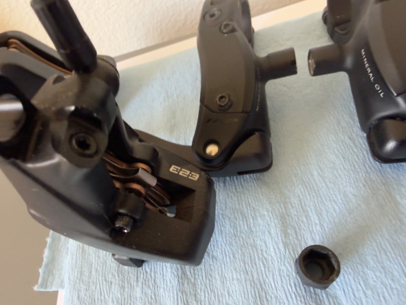 TRP HD-EU830, 4 piston hydraulic, post-mount | Serial 1 brakes (take offs)