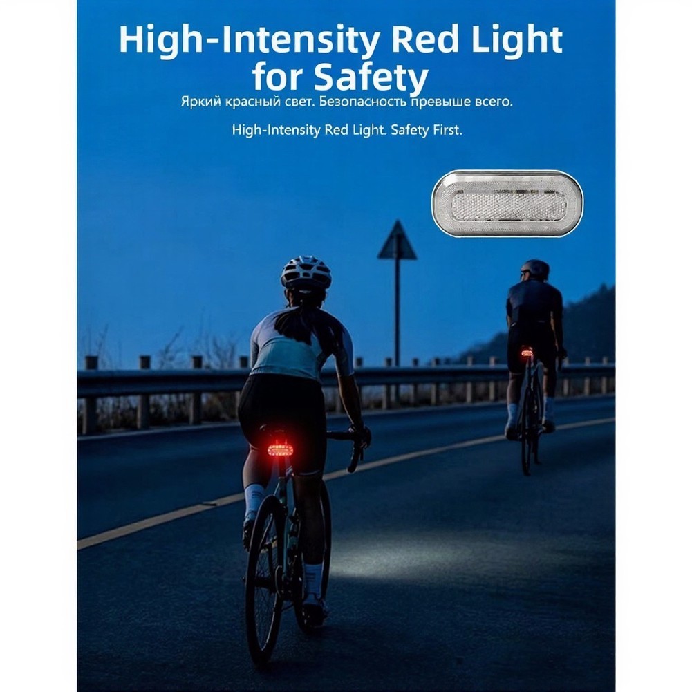RGB Bike Tail Light Remote Operated IPX5 Water Resistant for Road Mountain Bike