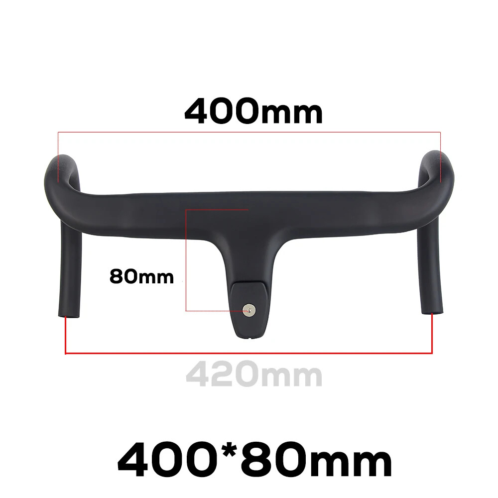 Road Bike Integrated Handlebar Cable Di2 Full Carbon Bicycle Handlebar 28.6MM
