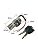 Battery Charger Ignition Switch Lock with 2 Keys for E-Bike