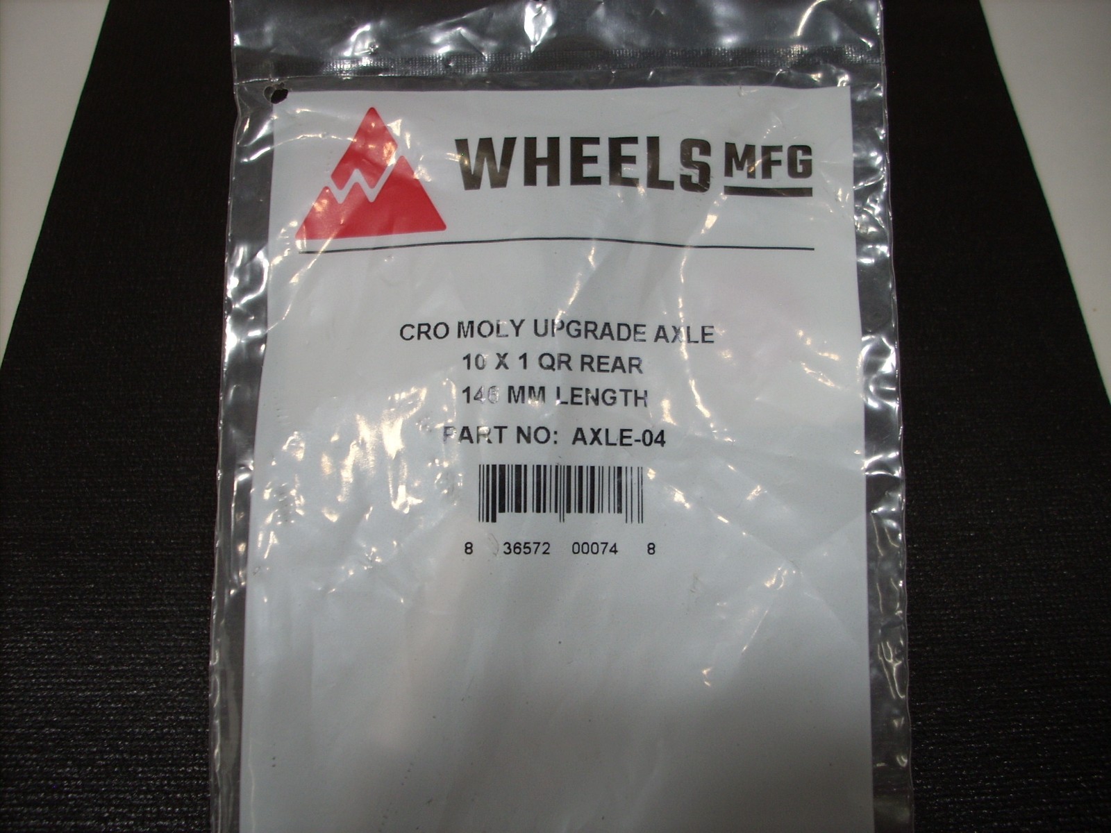 Wheels Manufacturing AXLE-04 Cro Moly Upgrade Replacement 10 x 1 QR 146mm