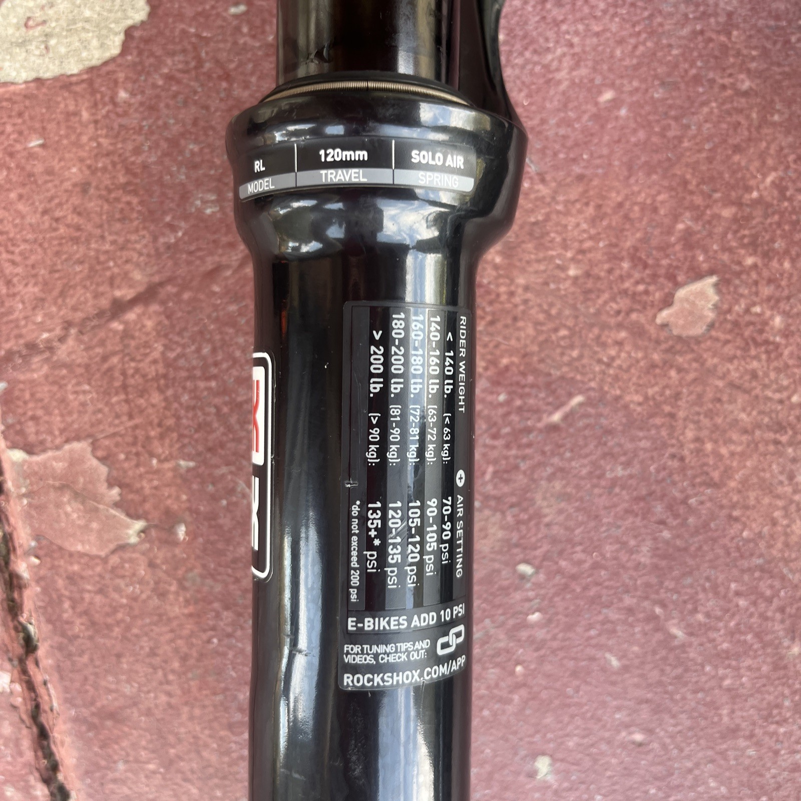 Rockshox Reba Suspension Fork 29” Wheel 100mm 15x100mm Hub 51mm Offset Black