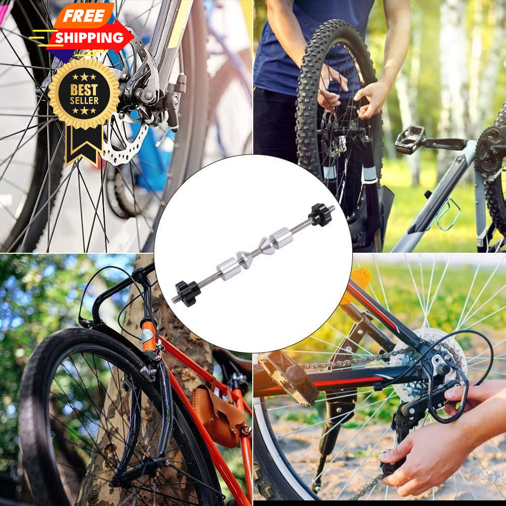 SYCOOVEN Bike Wheel Truing Stand Aluminium Alloy Thru 250 mm, As Picture Show