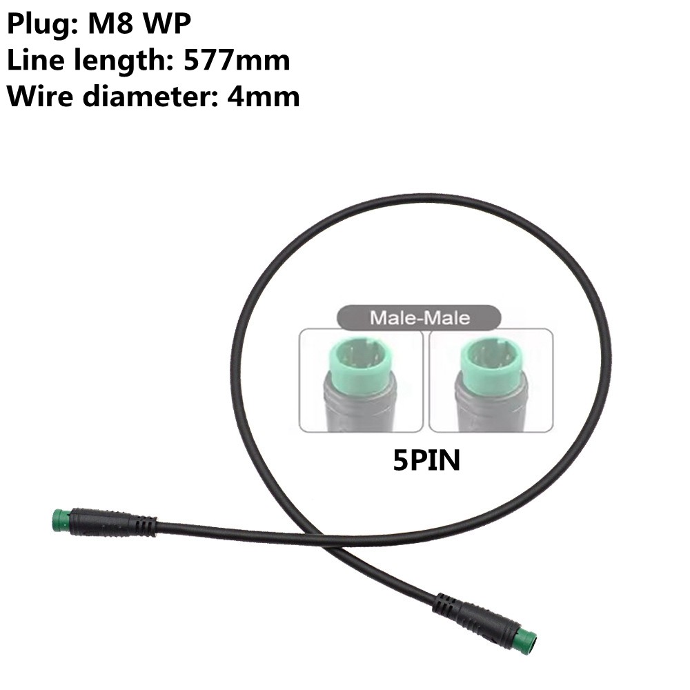 E-bike Extension Cable 5pin Female/Male to Female/Male for Display signal cable