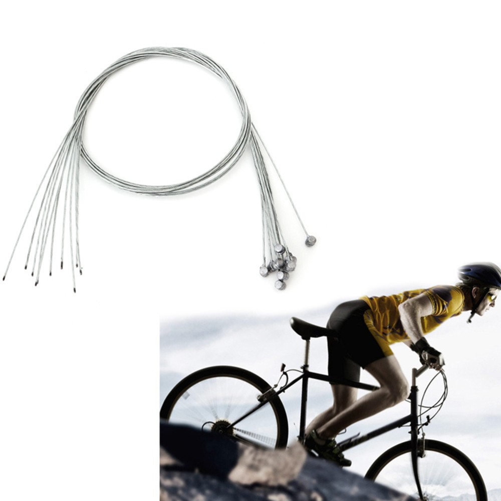 10pcs 2M Bycicle Bike Brake Wire Line Derailleur Cable Brake Wire
