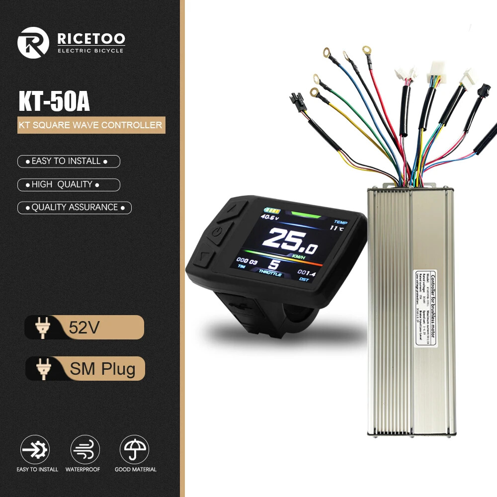 48V 30A 35A 50A KT Electric Bicycle Squarewave Controller for 1000W-3000W Motor