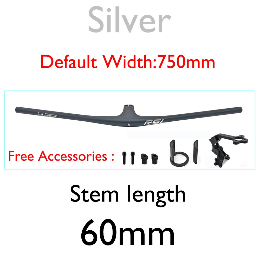 MTB Bike Integrated Carbon Handlebar -13° Stem with Computer Mount For XC/AM/FR