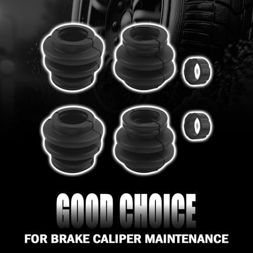 4PCS Car Disc Brake Caliper Pin Bushing Kit,Dustproof Brake Calipers Slide