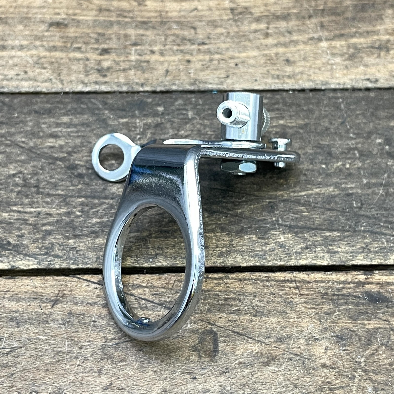 Vintage Dia-Compe Brake Cable Hanger Set NOS 1in Alloy Silver Front Rear