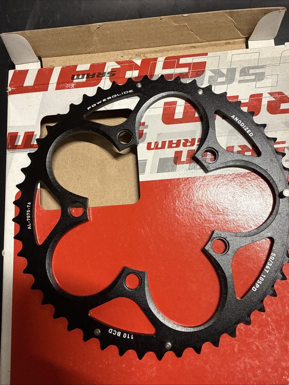Sram Powerglide 50 Tooth Chainring 110bcd 10 Speed (9479-33)