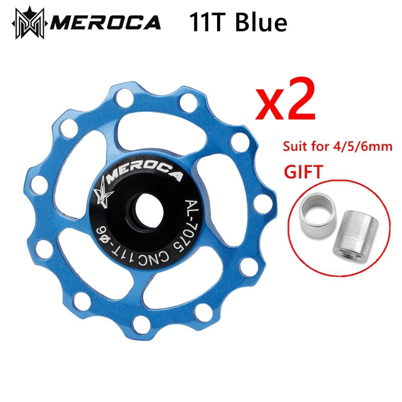 2PCS Bike Derailleur Jockey Wheels 11T/13T for Shimano SRAM 8-11 Speed MTB Road