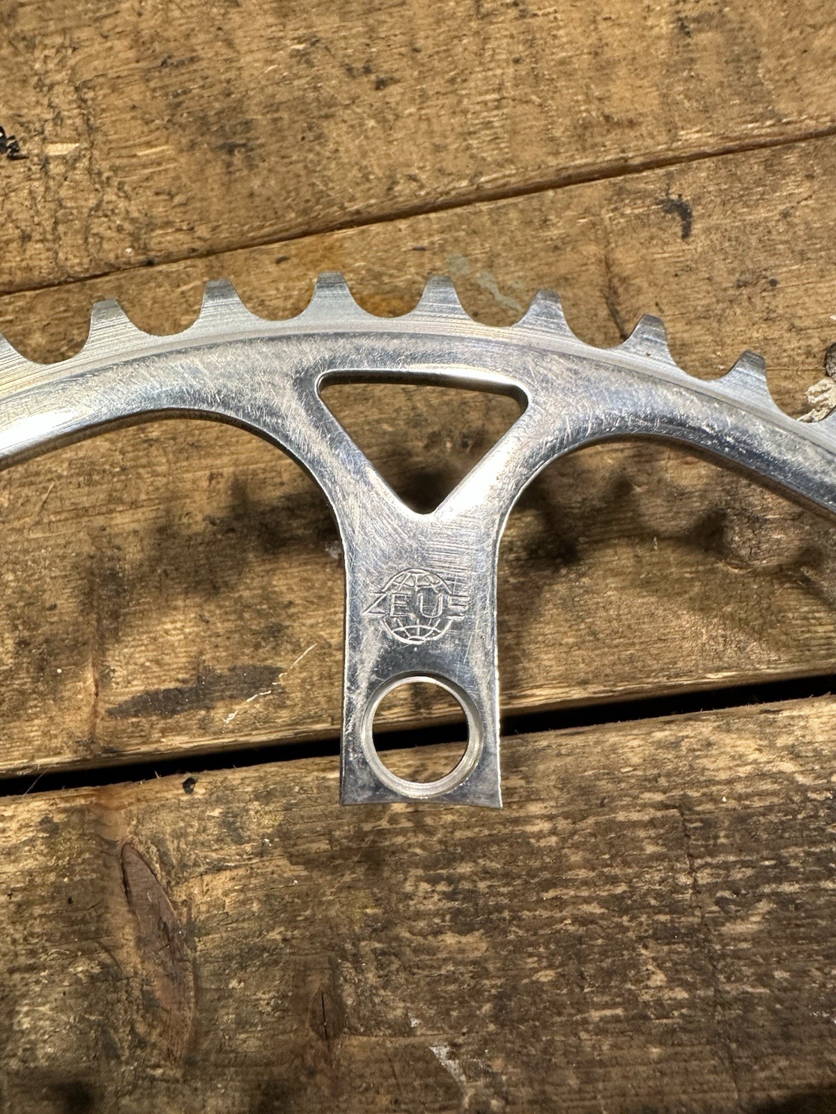 ZEUS 54 tooth 119mm bcd Chainring. Time Trail BIG RING Vintage Zeus 2000