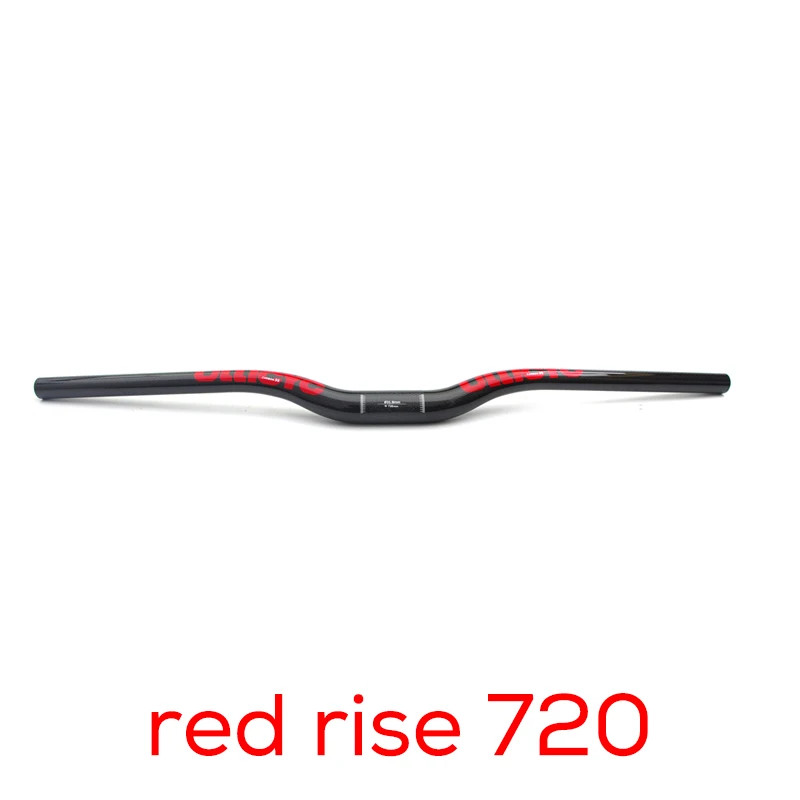 Carbon Fiber Mountain Flat Riser Bar 31.8mm Stem Clamp Bicycle Handlebar