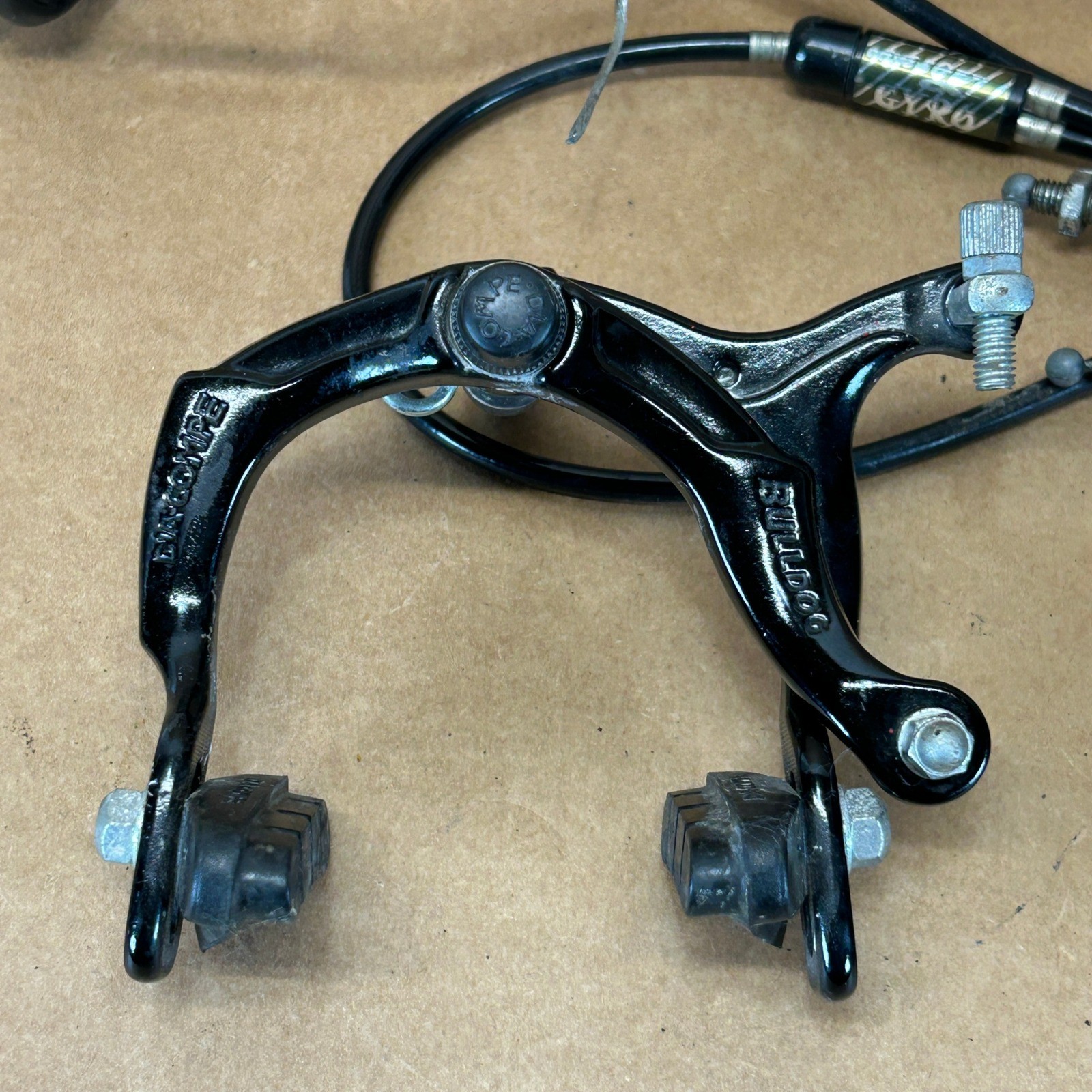 Old School Dia-Compe Bulldog BMX Brake Set Calipers Levers Odyssey Gyro G3 Cable