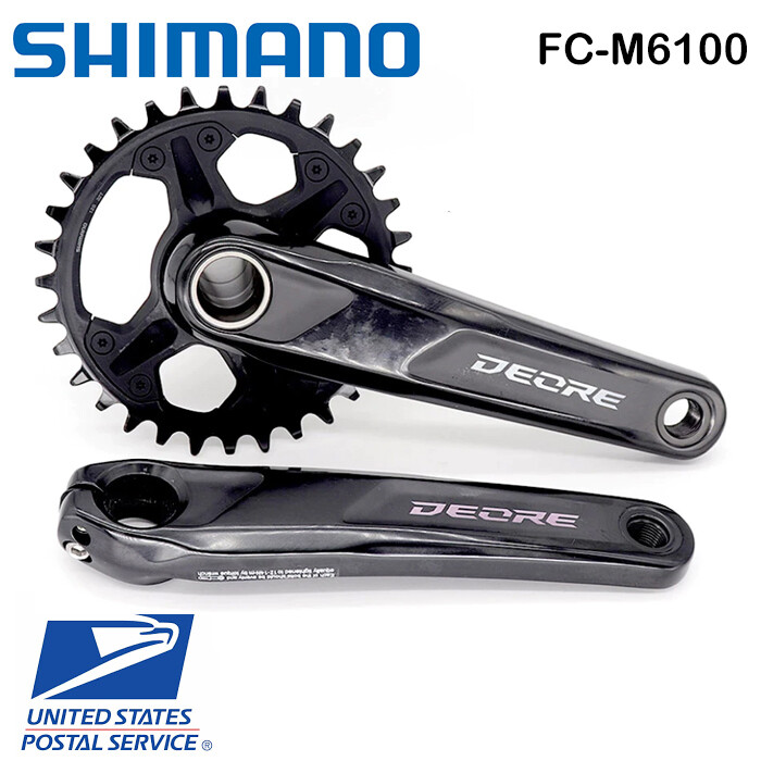 Shimano Deore FC-M6100 Crankset 170mm 12 Speed 32t Bottom bracket BB52 MT500