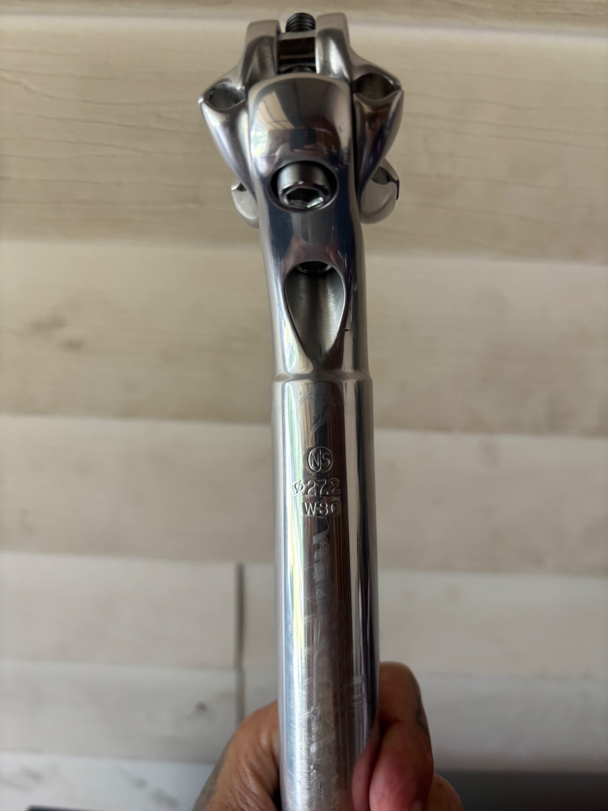 Nitto Jaguar NJ SP72 NJS Seatpost 27.2mm/30mm Rail Width/210mm Made in Japan