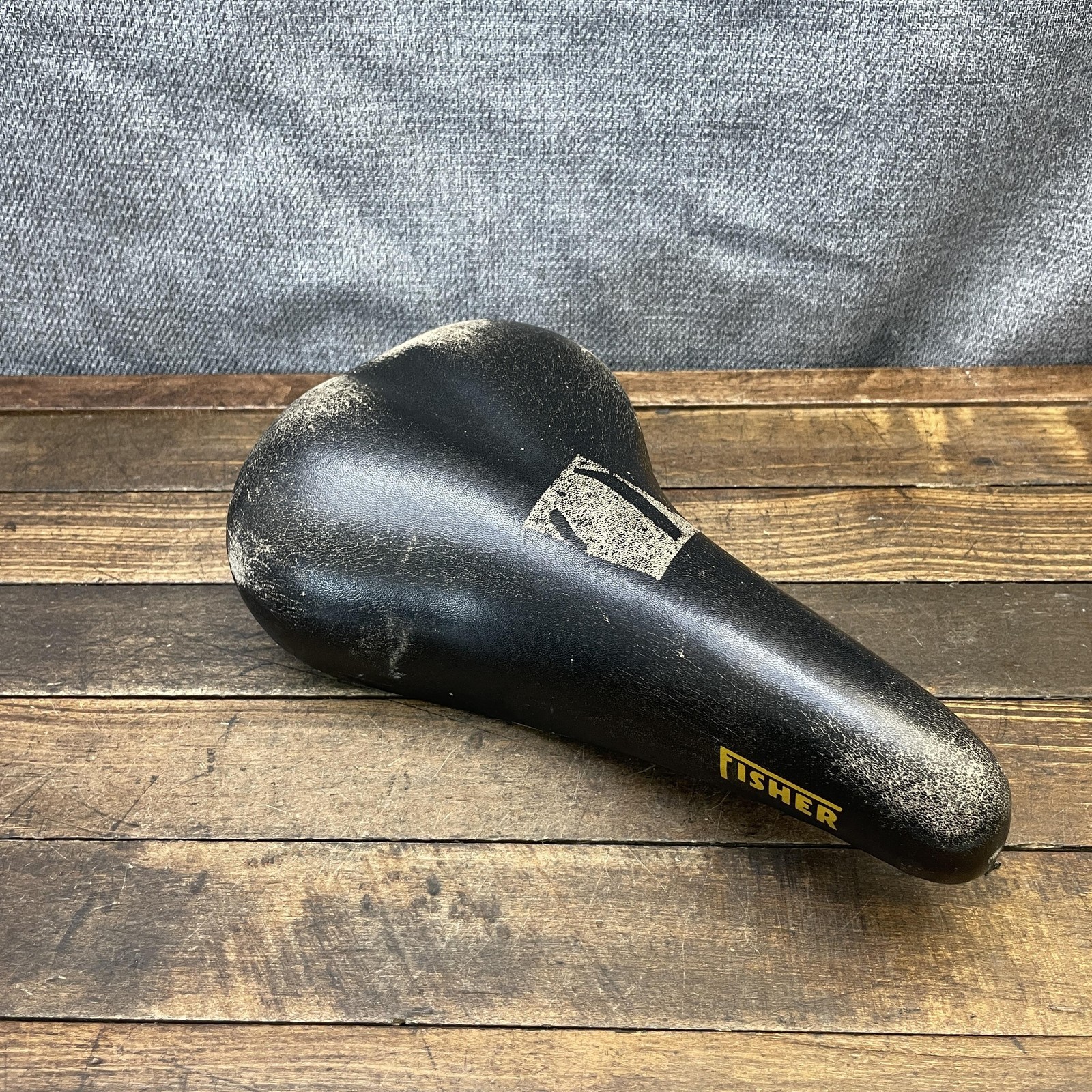 Vintage Fisher Seat Black 1980s Avocet 80s MTB Mens Bicycle Saddle Taiwan