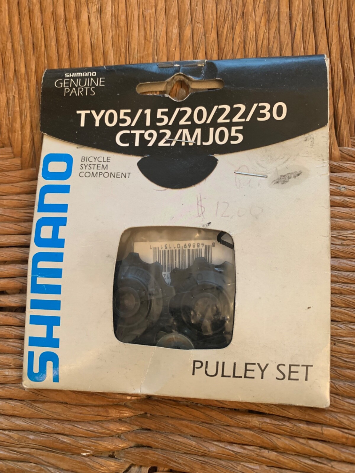 Shimano 10 Tooth Rear Derailleur Pulley Set TY05/20/22/30 CT92/MJ05 –6/7/8 Spd