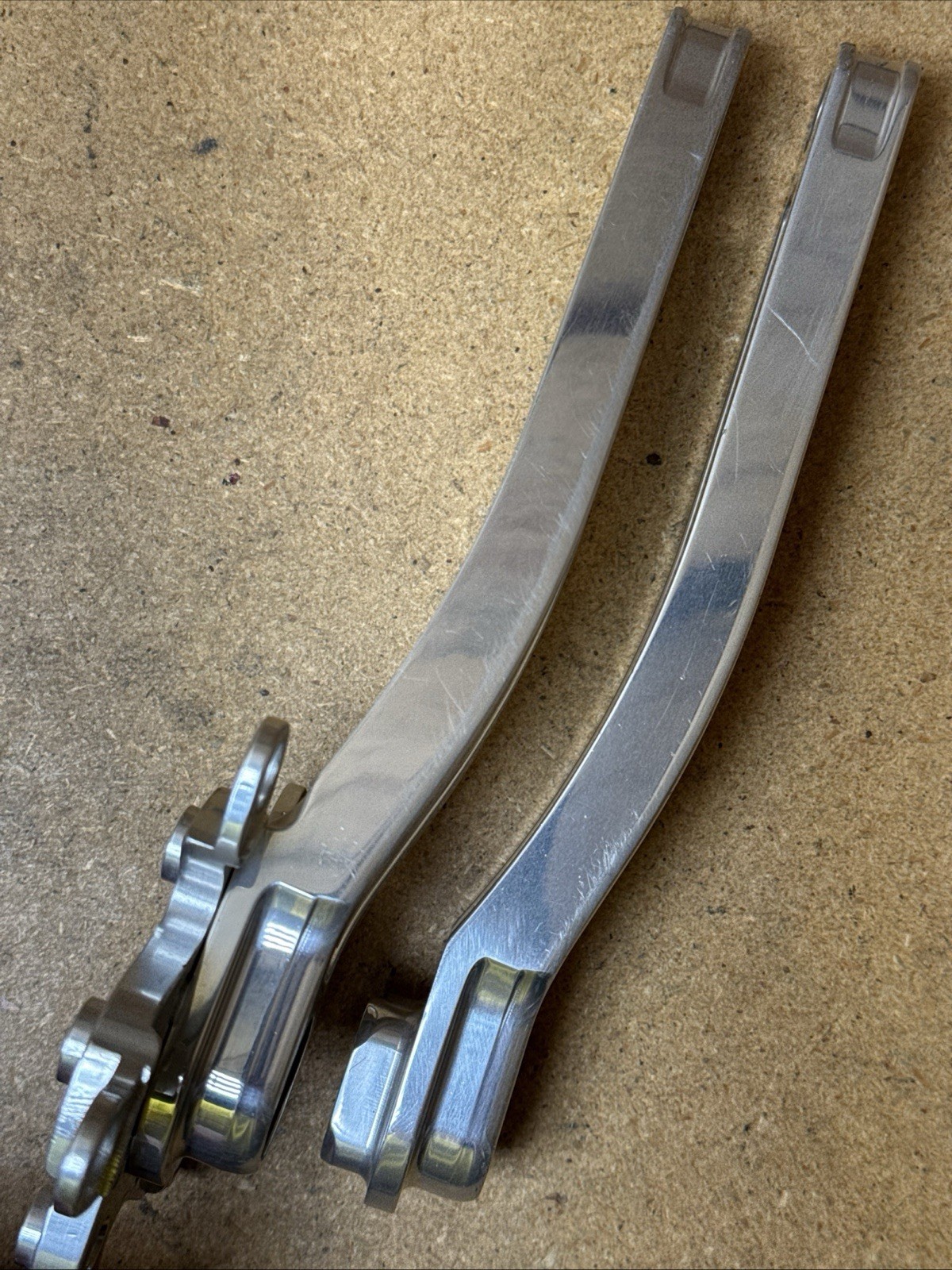 Vintage Kooka MTB Crankset Triple USA Anodized 175mm Retro Crank Arms 94mm BCD