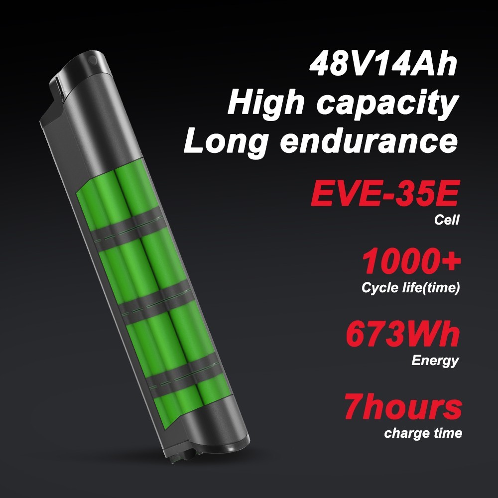 Ebike Battery 48V 14Ah for Aventon Pace 500.2 Pace 500.3 Pace 500.3 step-through