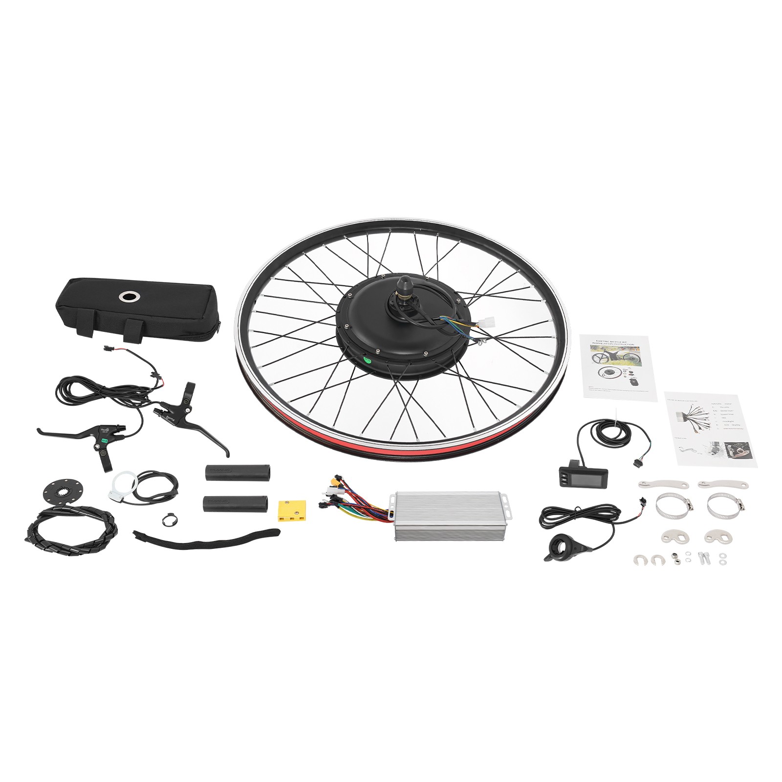 27.5 inch Rear Wheel 48V 2000W Electric Bicycle Motor E-Bike Hub Conversion Kit