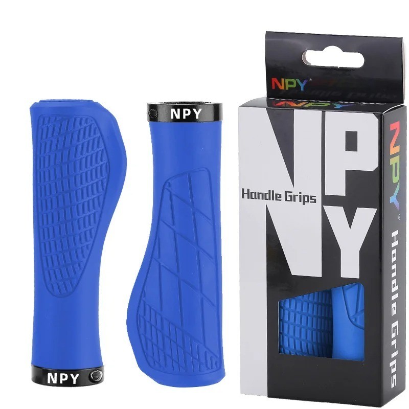 Bicycle Handlebar Grip Lock On Mountain Bike Grip Soft Rubber MTB Cuffs 22.2mm