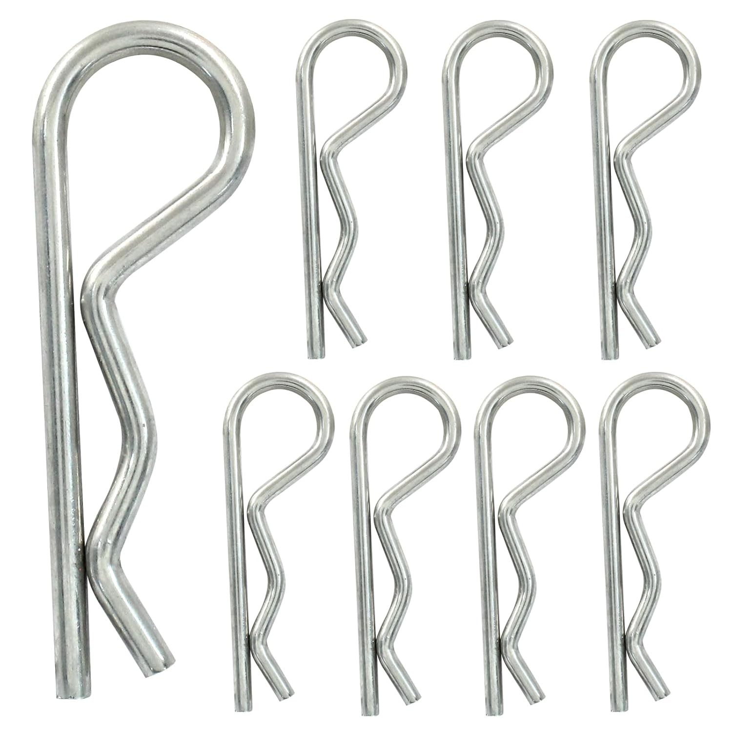8Pcs M4x75 mm R Clips, Stainless Steel Hitch Pins Clip, Retaining