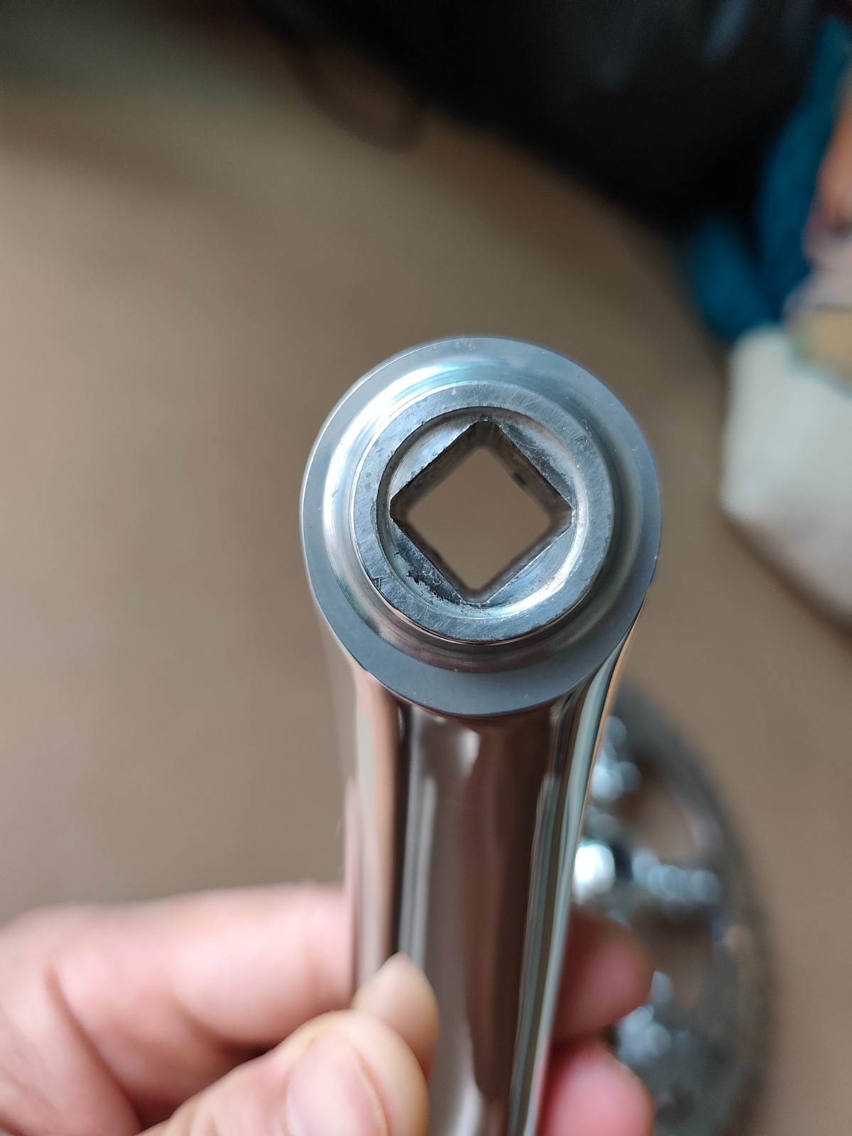 Used Shimano XTR M900 Crankset 175mm Polished Logo Engraved