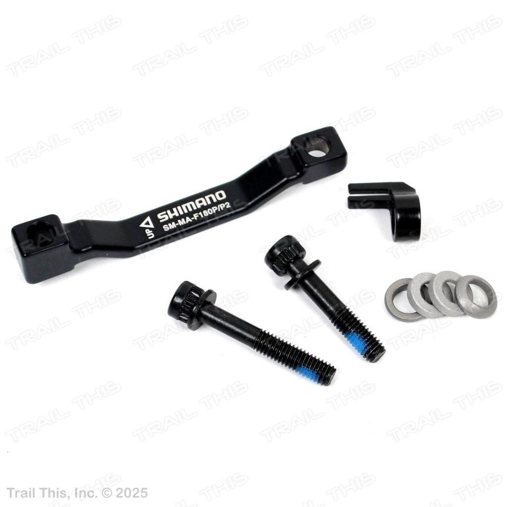 Shimano SM-MA-F18 Bicycle Post Mount Disc Brake Adaptor 160mm to 180mm – 180P/P2