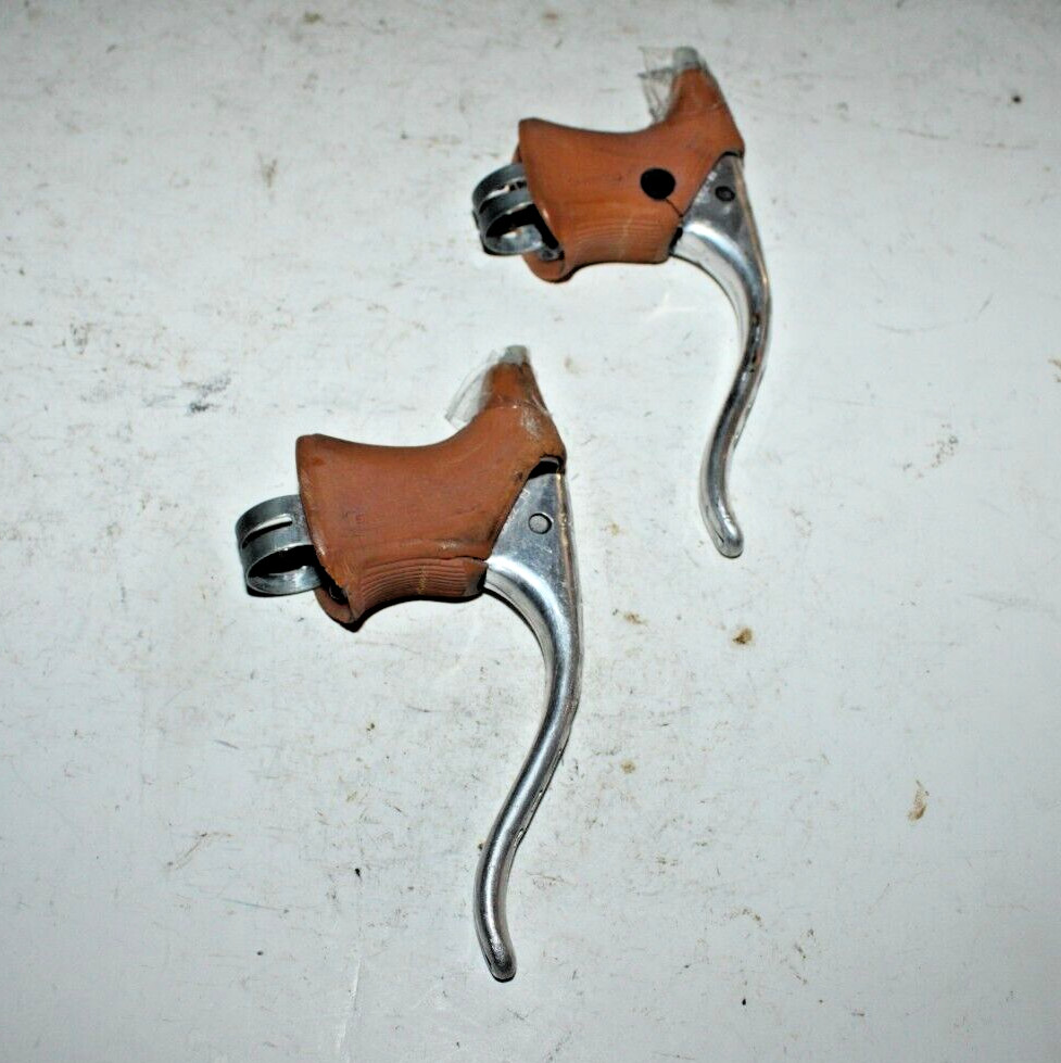 Shimano Vintage Brake Lever Set 23.8mm SL-Z306 Silver Touring Road USA Shipper