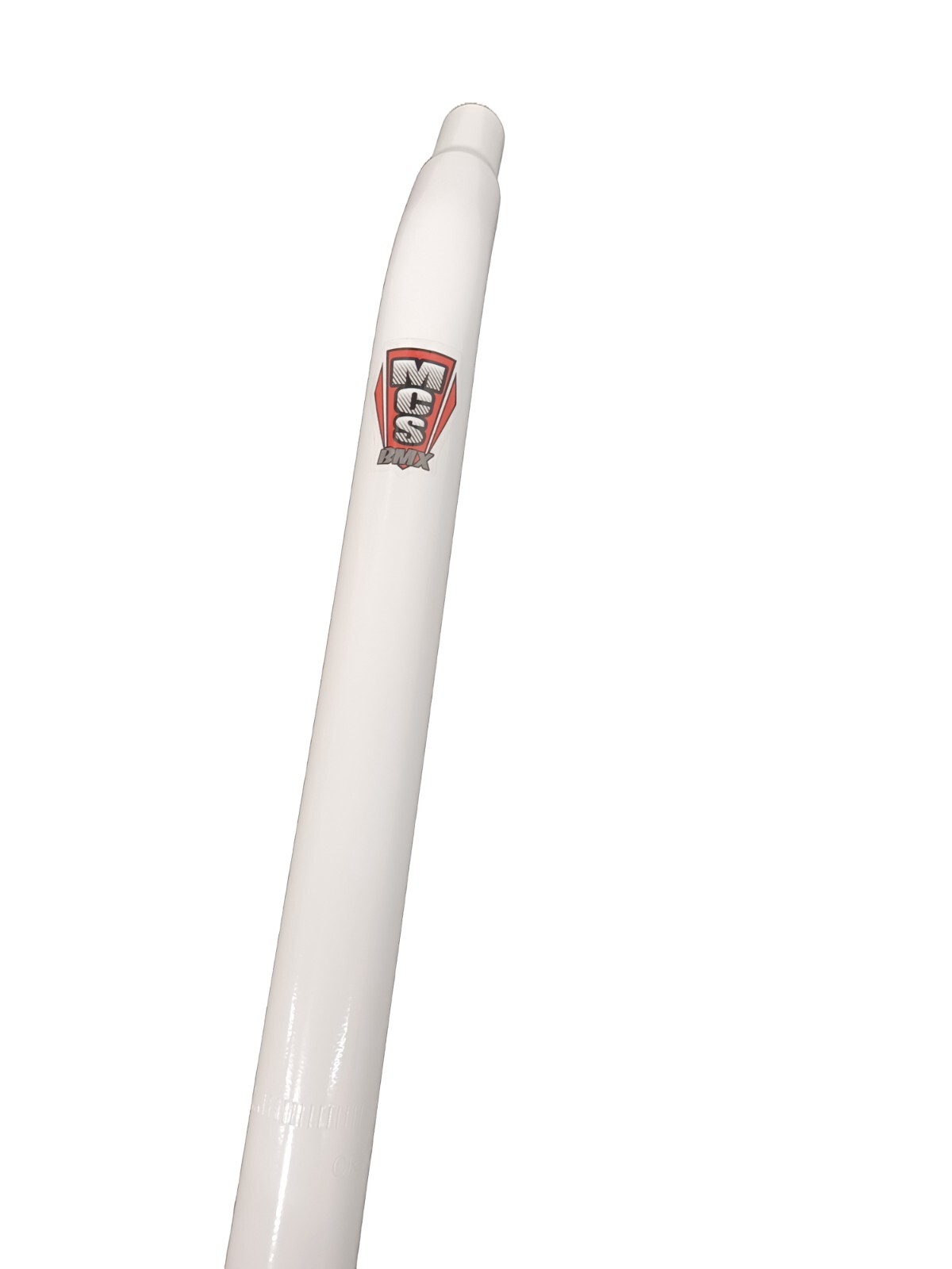 MCS CHROMOLY LAY-BACK SEATPOST Old School BMX 27.2mm WHITE