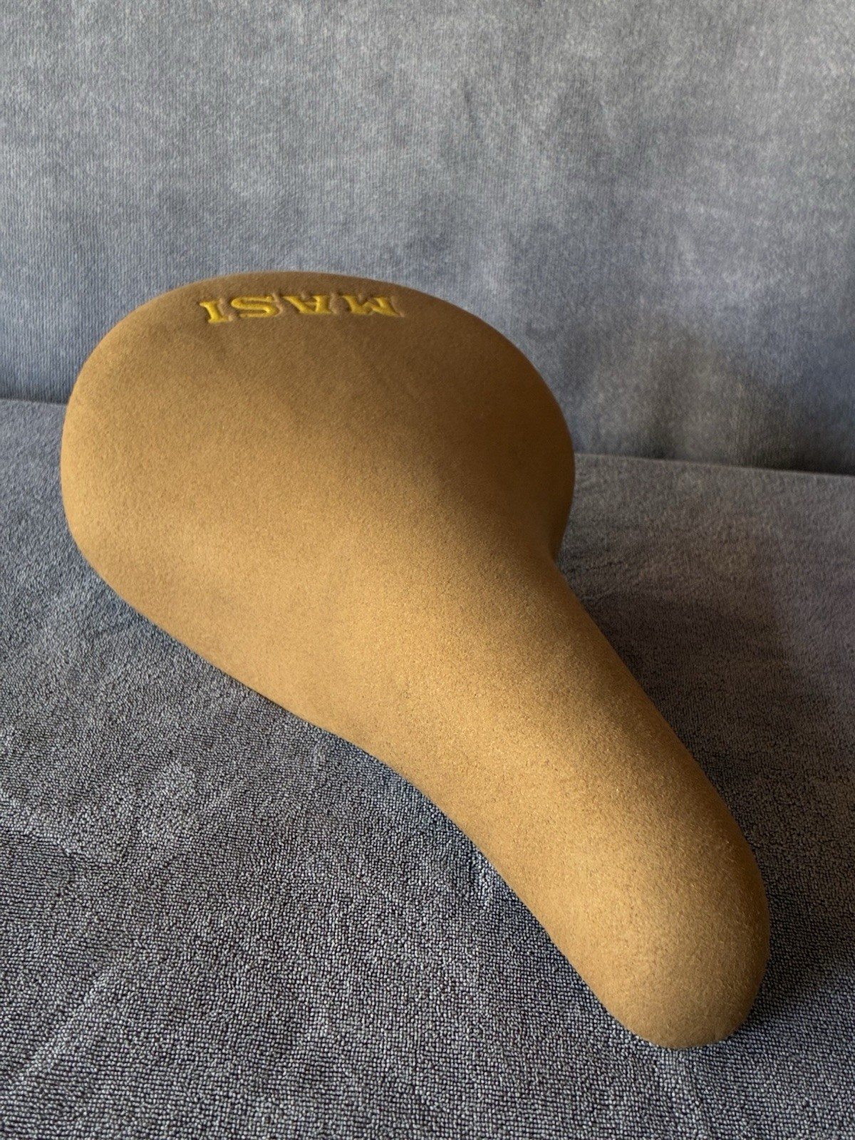 Masi Bikes Velo Saddle Faux Brown Suede Leather Speciale Velodrome Fixed Gear