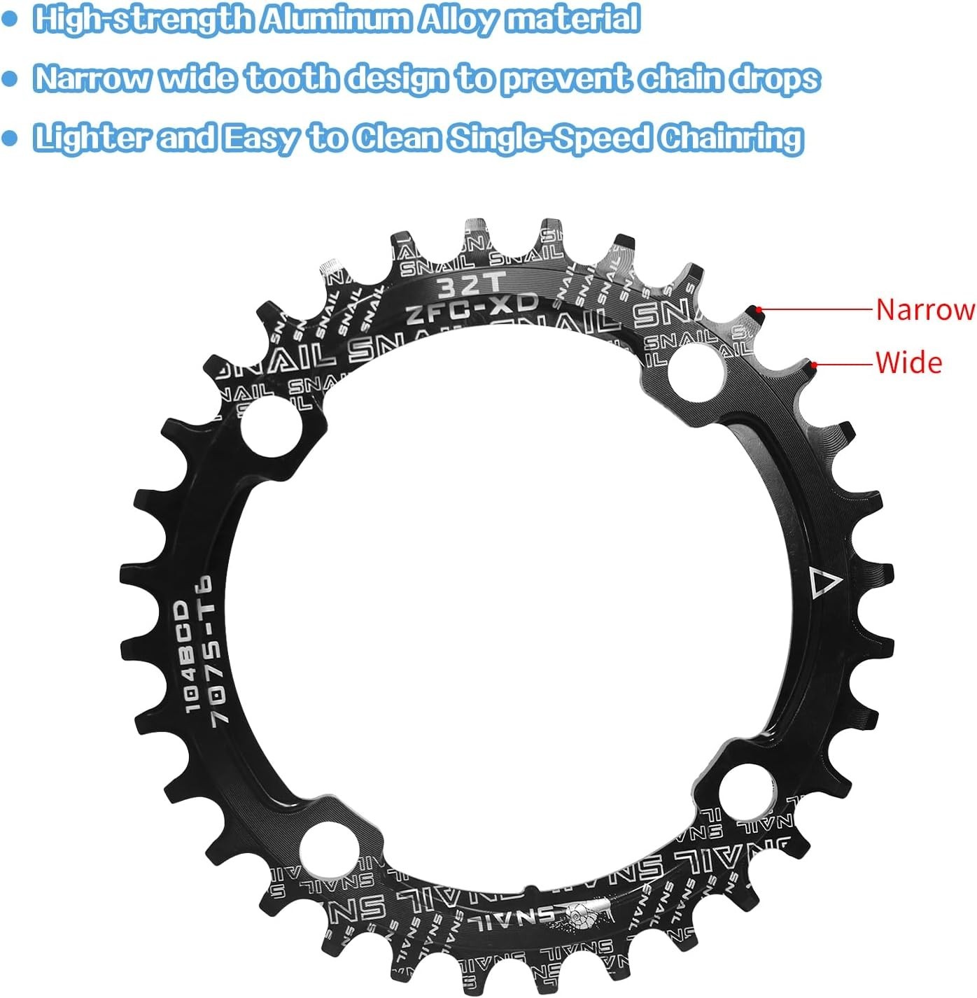 ZTZ 170mm Mountain Bike Crankset – Hollow Integrated MTB Crankset