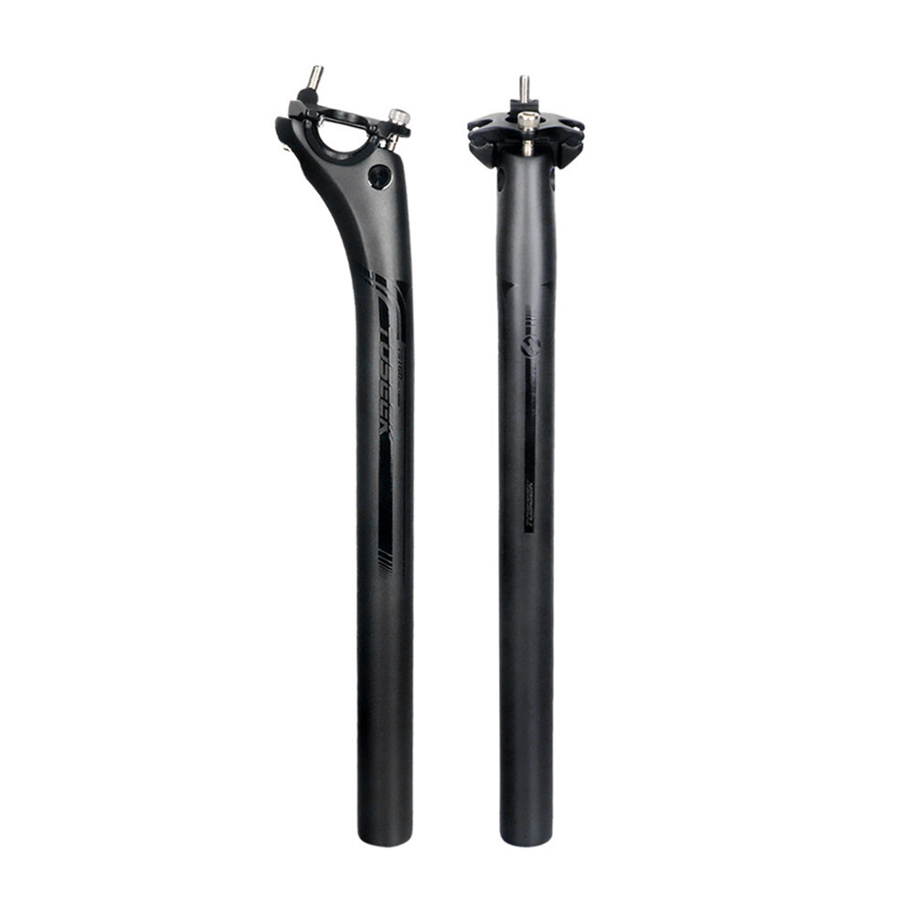 TOSEEK Carbon Fiber Seatpost Offset Mountain Road Bike Seatpost 27.2/30.8/31.6mm