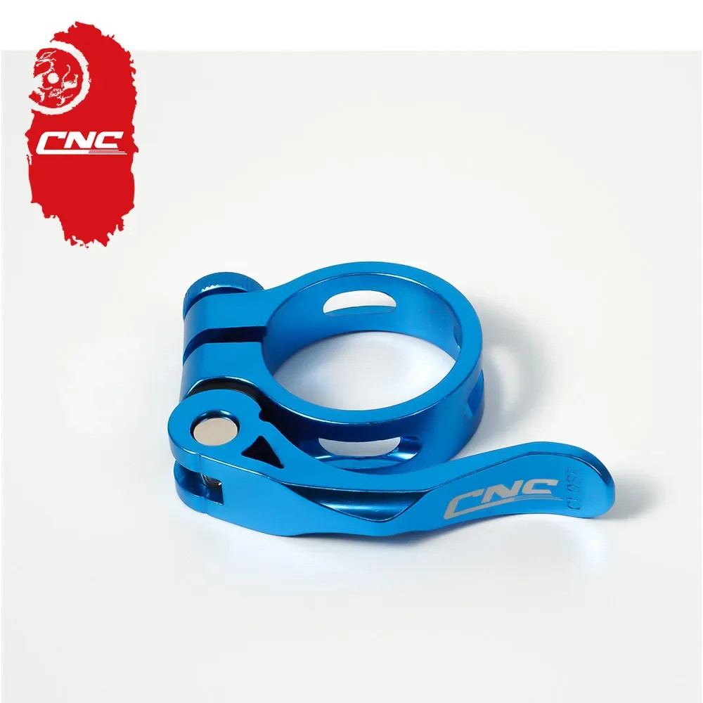 Seat Post Clamp Quick Release Aluminum MTB Road Bike 31.8/34.9MM