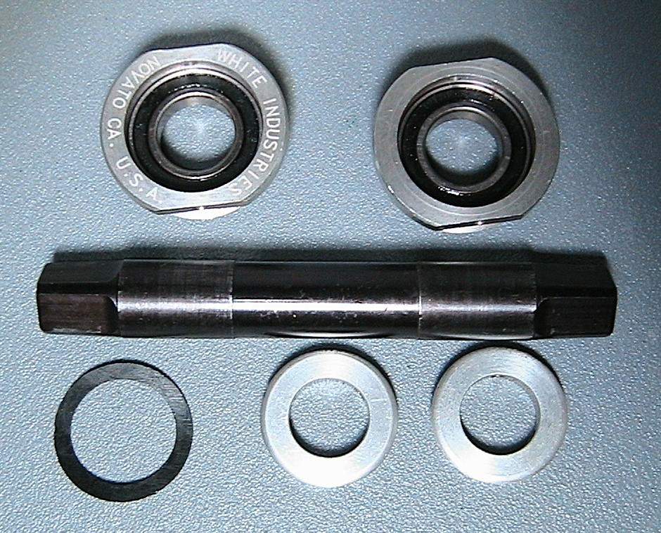 White Industries Vintage Square Hollow Steel Bottom Bracket 122mm English/BSA