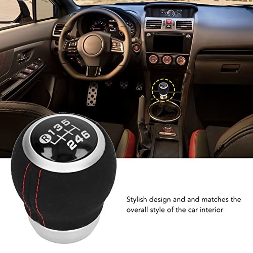 Manual Gear Shift Knob 6 Speed Gear Shift Knob Manual Shifter Head Black Top