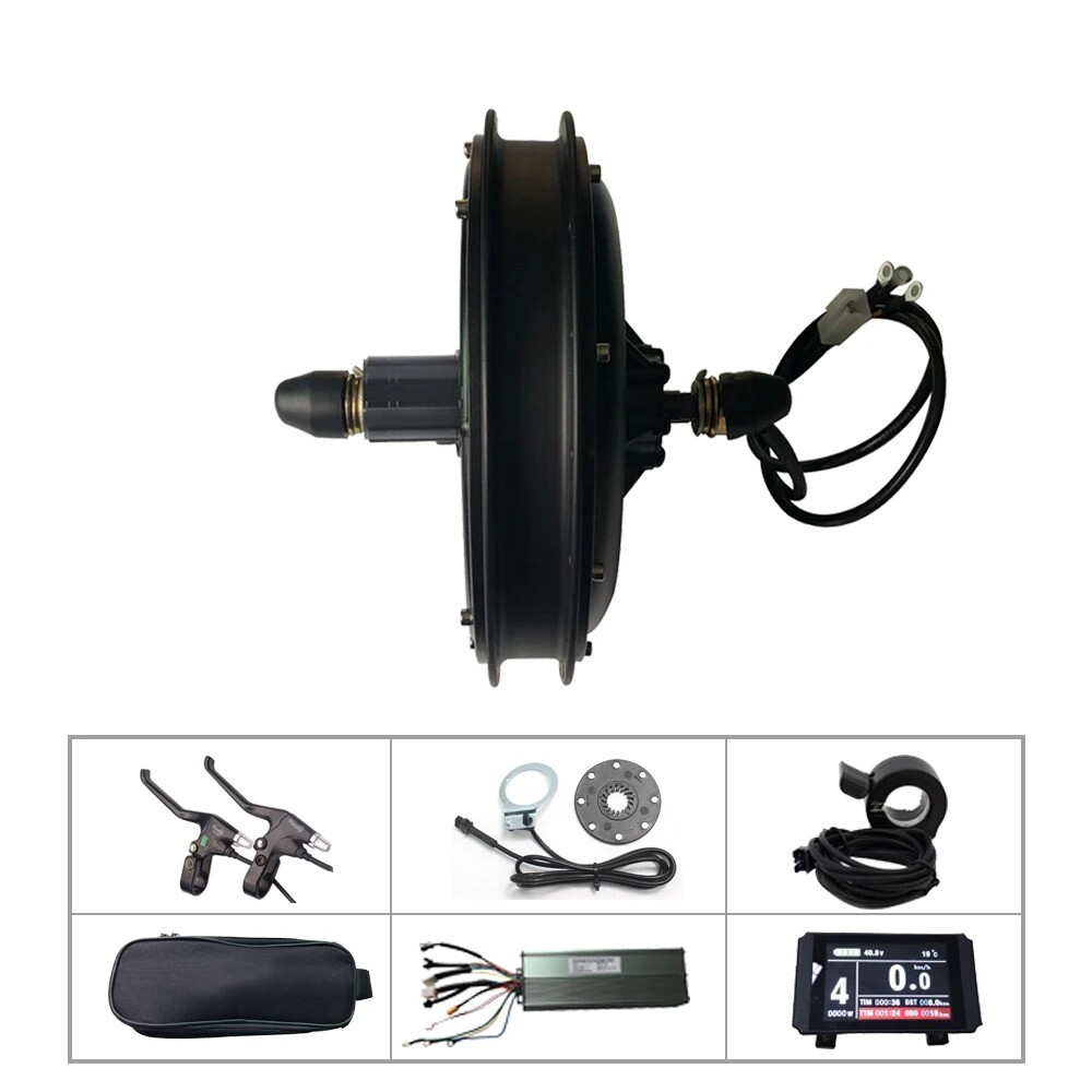 48V 1500W E-bike Motor Brushless Front Rear Freewheel/Cassette Hub Motor