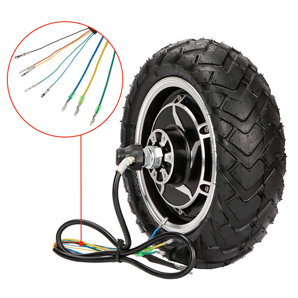 10 inch Hub Motor ebike Scooter 48V1200W Brushless Gearless Hall Electric Motor