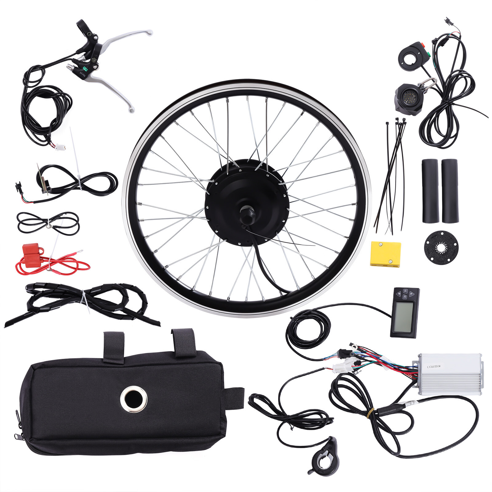 36V 20 Front Wheel Electric Bicycle Hub Motor Conversion Kit 350W E Bike