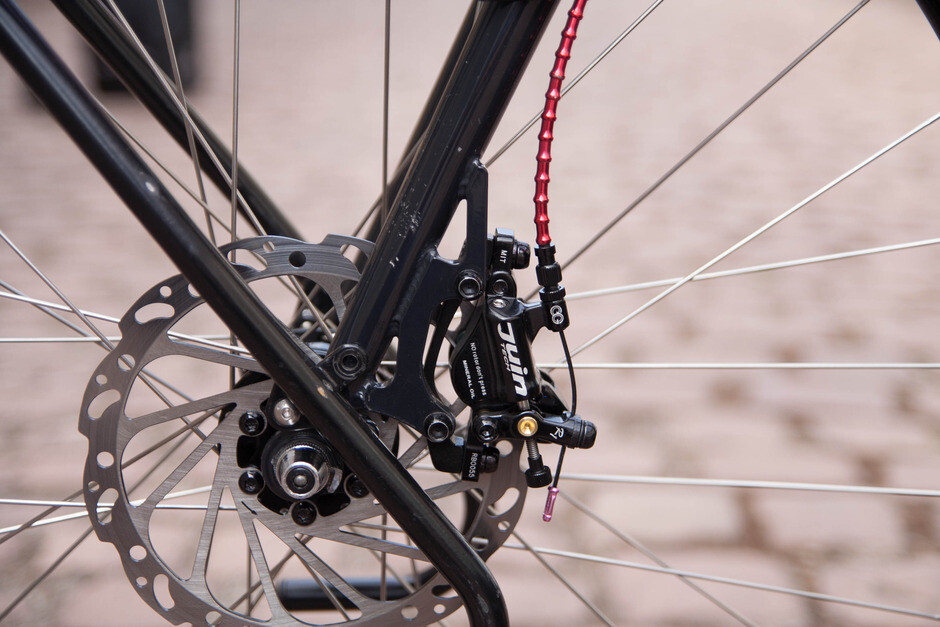 Juin Tech R1 Road Cyclocross Gravel Bicycle Bike Hydraulic Disc Brake Set Black