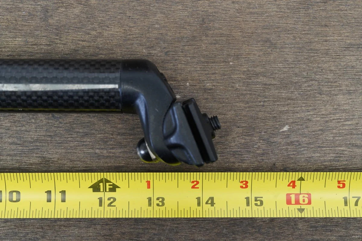 27.2mm Giant Carbon Alloy Setback Road Seatpost 224g
