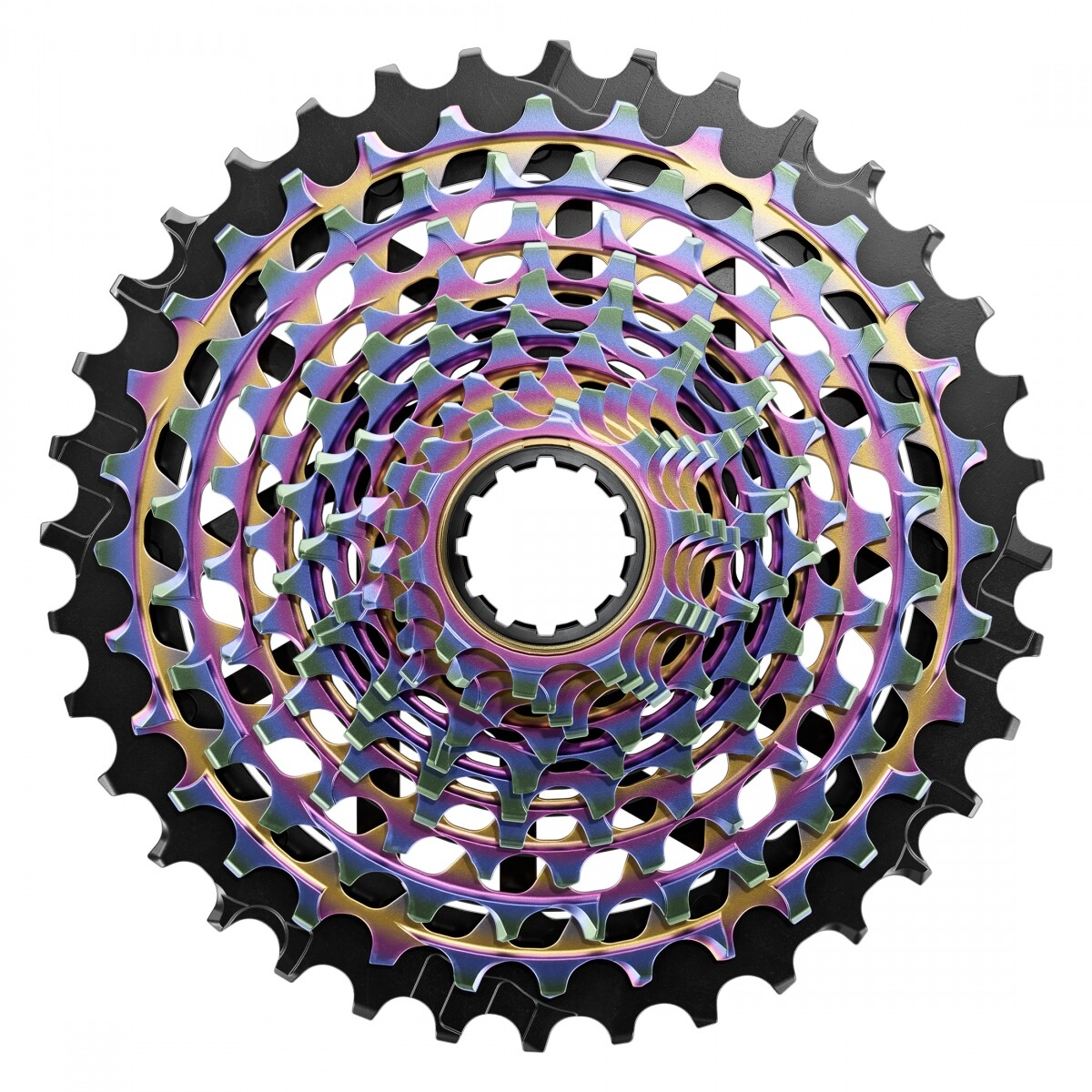 SRAM RED XG-1290 Cassette – 12-Speed, 10-36t, For XDR Driver Body, Rainbow, E1