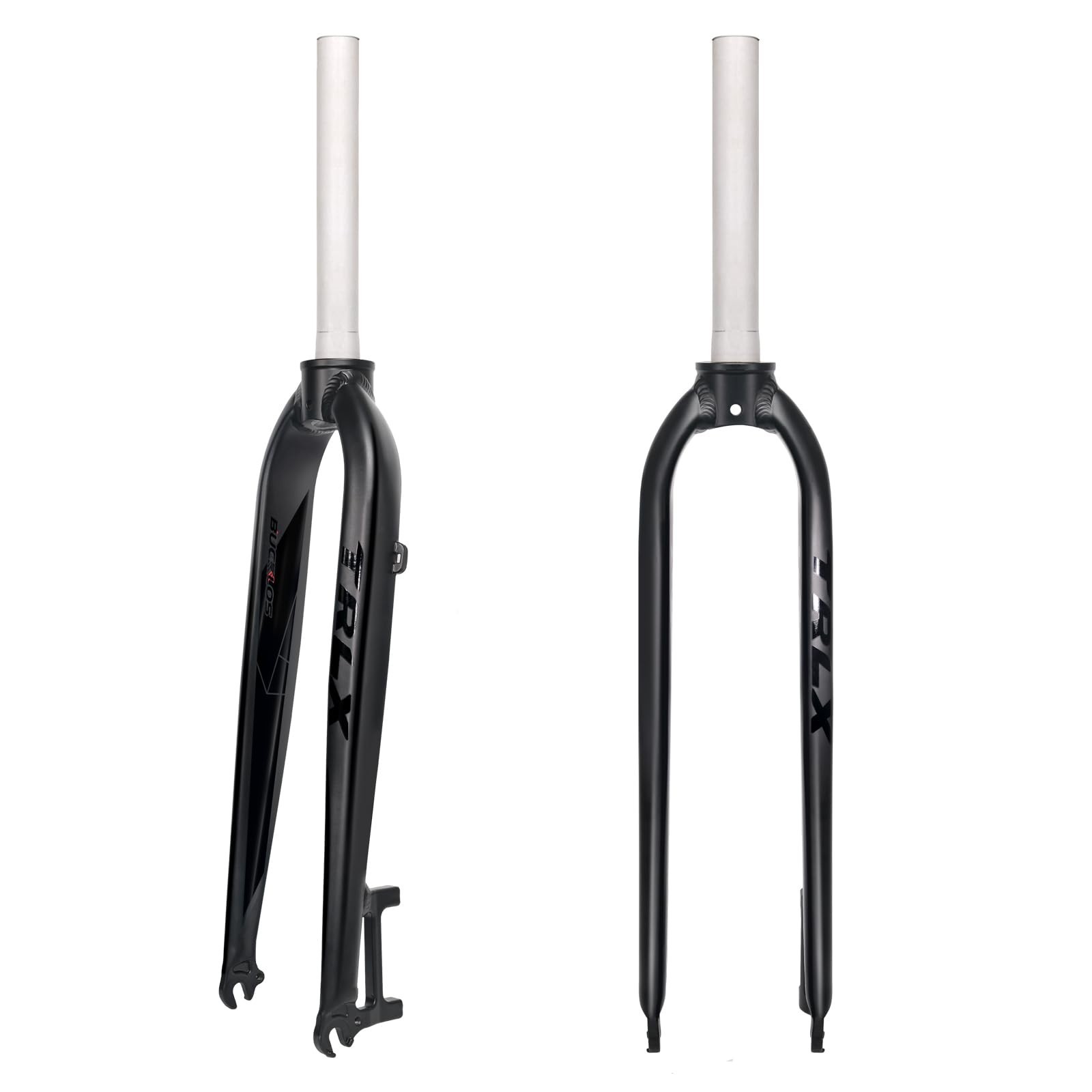 BUCKLOS 26/27.5/29 inch Mountain Bike Rigid Forks, 1-1/8″ Threadless Straight…