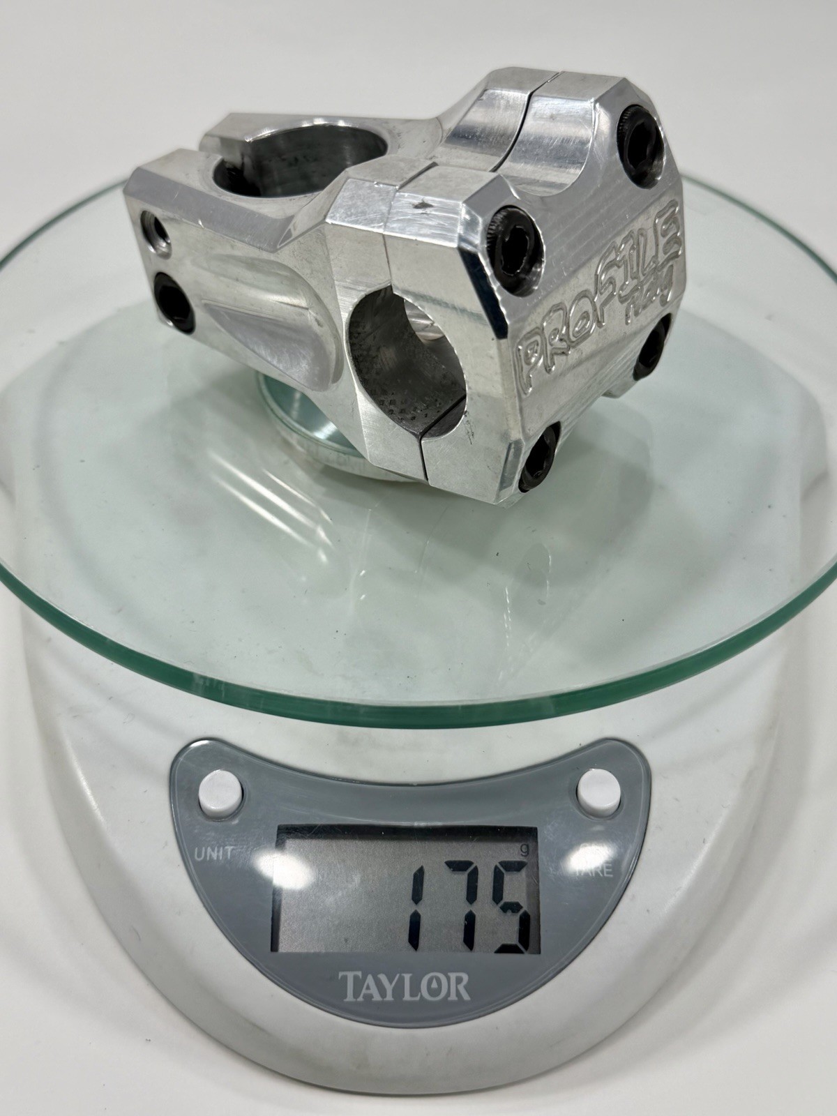Profile Racing Micro Mini BMX Stem 1” Threadless 35mm Reach USA Made Polished