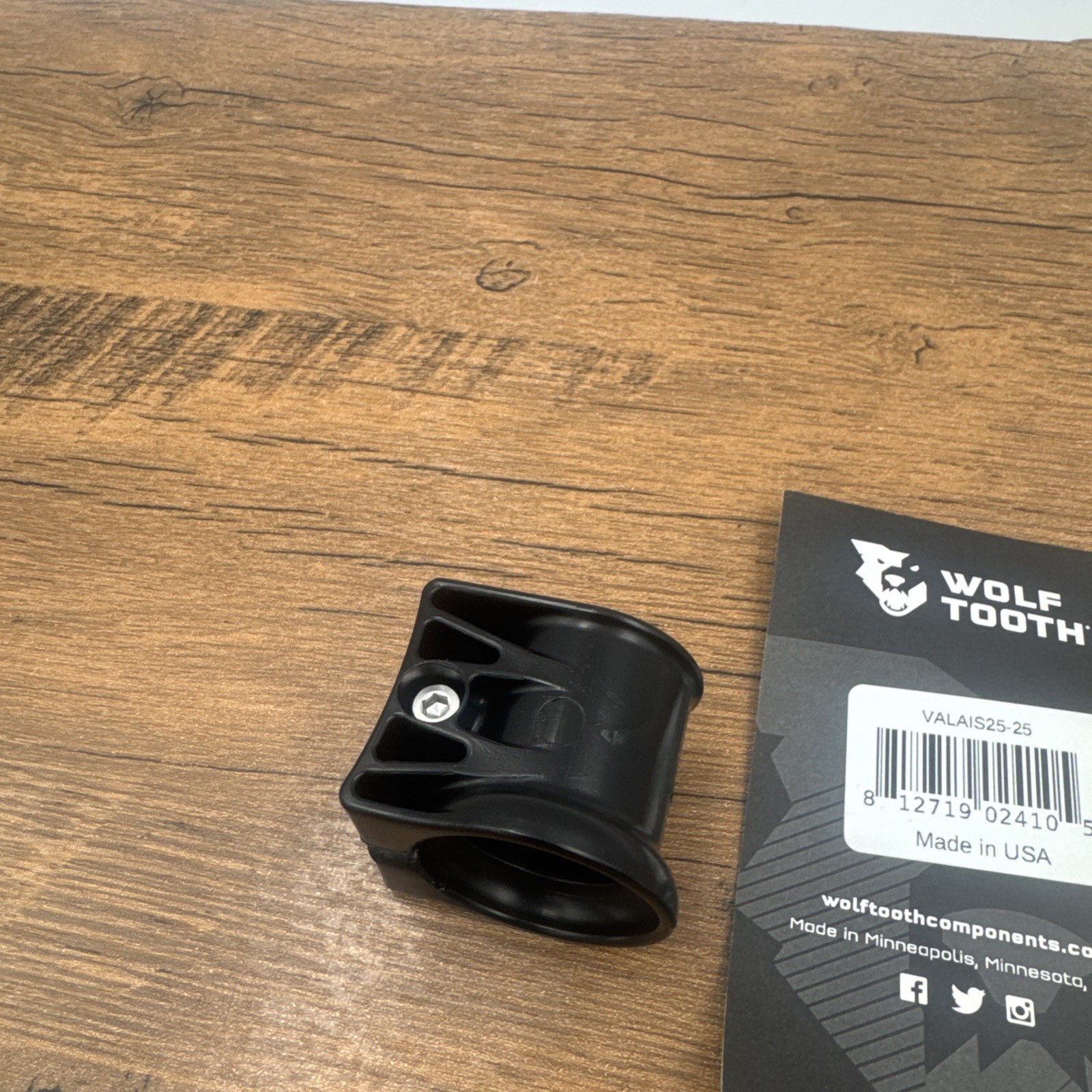 Wolf Tooth Valais Dropper Post Seat Bag Adaptor: 25mm Stanchion Compatible