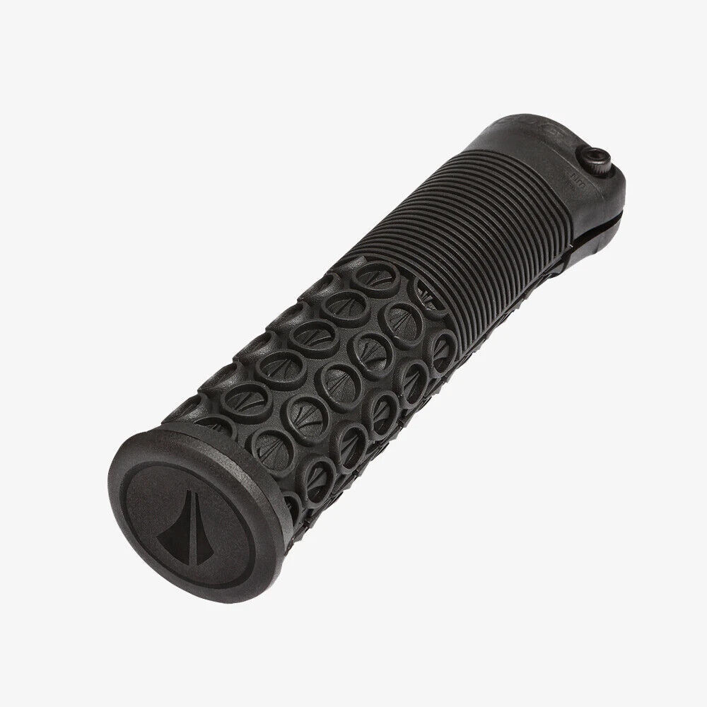 SDG Thrice 31, 136/31mm Mountain Bike Grips MTB Brown/Red/Black Lock-On Grips