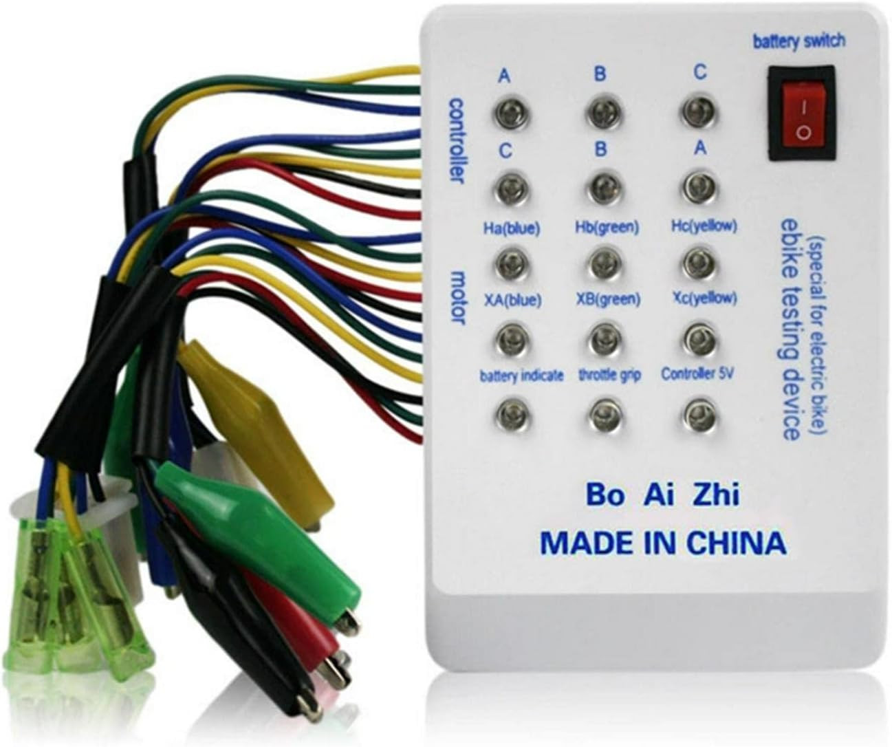 E-Bike Tester, 24V 36V 48V 60V 72V E-Bike Scooter Brushless Car Motor