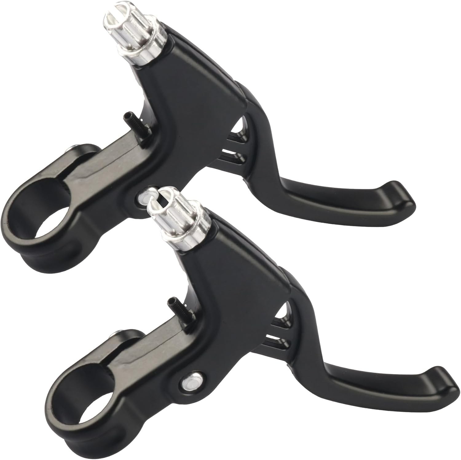 Aluminum Alloy Bike Brake Levers for All Bicycle Types – 1 Pair in Black