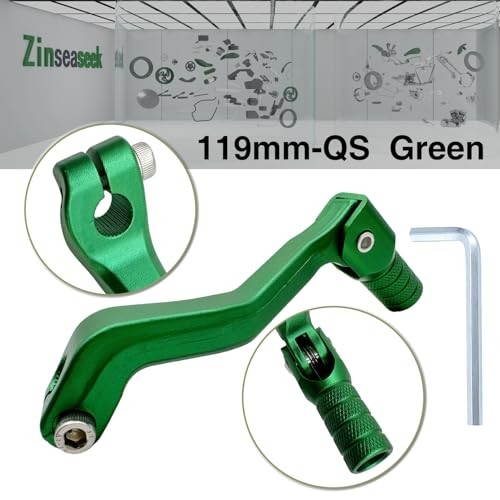 Gear Shiftermm 155mm Folding Shift Lever for Motorcycle Dirt Bike 119 QS-Green